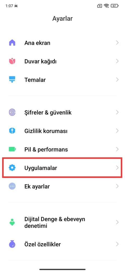 Notification settings screenshot 1.1