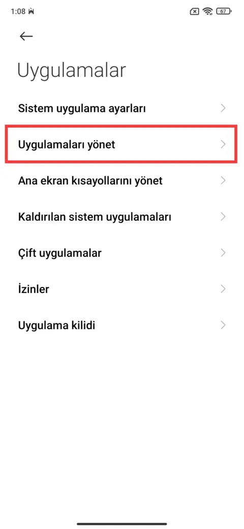 Notification settings screenshot 1.2